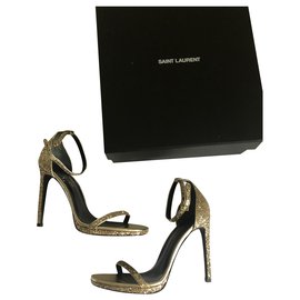 Saint Laurent-Sandals-Golden