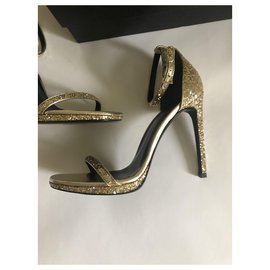 Saint Laurent-Sandals-Golden