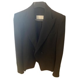 Balmain Black Wool Blazer Black