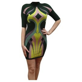 Versace patterned wool dress Multiple colors