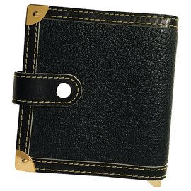 Louis Vuitton-Purses, wallets, cases-Black,Cognac,Gold hardware