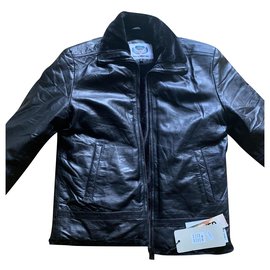 Autre Marque Para Shooting Lambskin Jacket Black Black