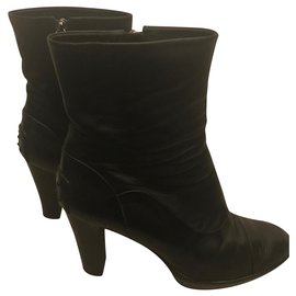 Tod's-Boots en cuir-Noir