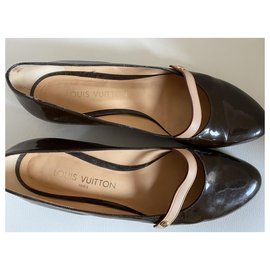 Louis Vuitton-Chaussures plates Louis Vuitton-Marron clair
