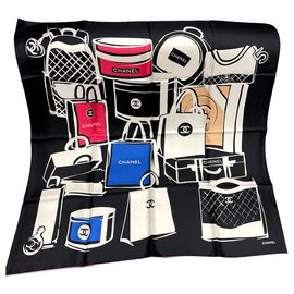 Cachecol Chanel Multicor