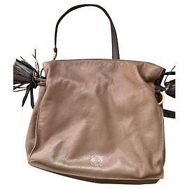 Loewe Flamenco Handbag Chocolate Lambskin Chocolate