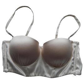 La Perla silk bra 90 b Cream
