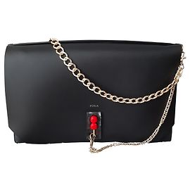 Bolsa Furla de couro preta Preto