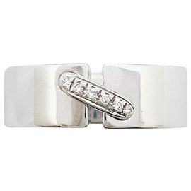 Chaumet-Chaumet "Liens" ring in white gold and diamonds.-Other