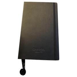 Chanel-Chanel Notizbuch-Schwarz
