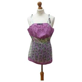 Liu.Jo Top bustier en soie Liu Jo Multicolore