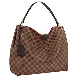 Louis Vuitton LV Graceful MM più damier Marrone