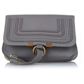 Chloé Chloe Grey Marcie Ledergürteltasche Grau