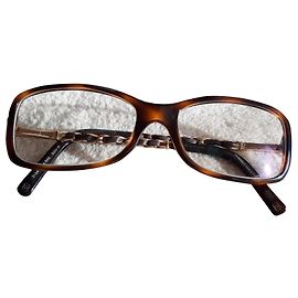 Lunettes Chanel monture marron Marron