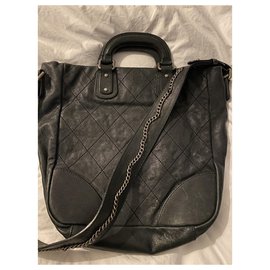 Chanel-Handbags-Dark grey