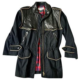 Yves Saint Laurent Leather Jacket Black Black