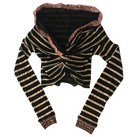 Jean Paul Gaultier Top Nero Crudo