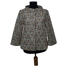 Autre Marque Blazer de algodão Faberge & Roches Multicor