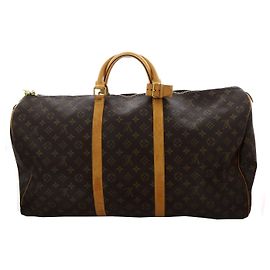 Louis Vuitton Keepall 60 Coated Canvas and Leather Other