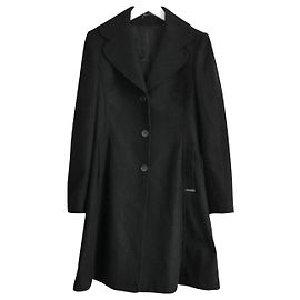 John Galliano Black Victoriana Coat Black