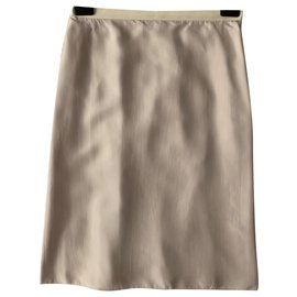 Lanvin saia de seda Rosa