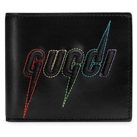 Gucci-Gucci Blade- logo wallet-Black