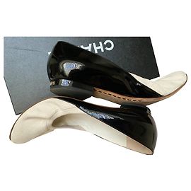 Chanel Ballerine bicolore Nero Bianco