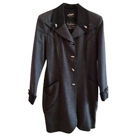 Autre Marque Kyuso Grey Cashmere Long Jacket Grey