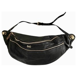 Dolce & Gabbana-Banana / borsa a tracolla-Nero