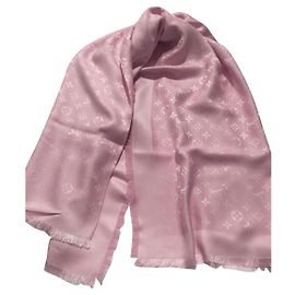 Louis Vuitton Monogramm-Schal Pink