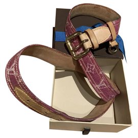 Louis Vuitton Cintos Roxo