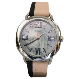 Fendi-Fendi Selleria mother of pearl watch-Other