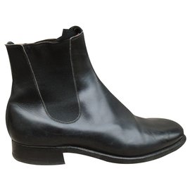 Autre Marque-chelsea boots vintage p 40,5-Noir