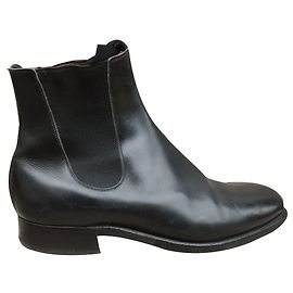 Autre Marque botas vintage chelsea p 40,5 Preto