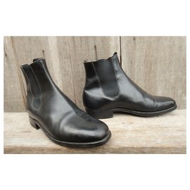 Autre Marque-chelsea boots vintage p 40,5-Noir