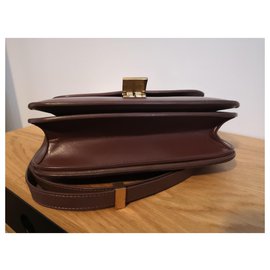 Classic Box Céline Celine vintage clutch Dark red Cloth ref.662764 - Joli  Closet