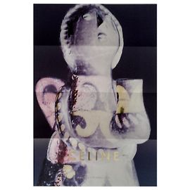 Phoebe Philo Céline Art Poster. Golden writing. 58 x 40 cm. New. Multiple colors
