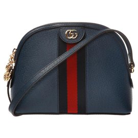 Gucci-Gucci Ophidia shoulderbag Navy-Navy blue