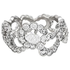 Dior-Dior "Archi" ring in white gold and diamonds.-Other