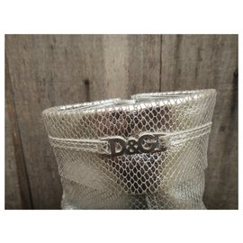 Dolce & Gabbana-Dolce & Gabbana Junior p Stiefeletten 39-Silber
