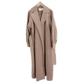 Pierre Balmain Lightweight   Coat Taupe