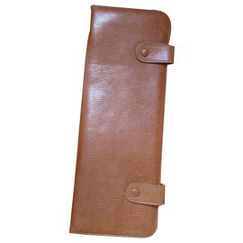 Christian Dior-Travel Tie Case.-Caramel