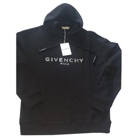 Givenchy Black Cotton Sweater Size L Black
