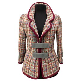Chanel-5Giacca in tweed K $ lesage-Multicolore