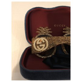 Gucci-Sonnenbrille-Gold hardware