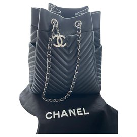 Chanel-Cordon de serrage-Noir