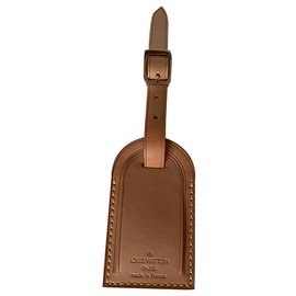 Louis Vuitton-Etiqueta de bagagem-Castanho claro