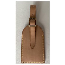 Louis Vuitton-Etichetta del bagaglio-Marrone chiaro