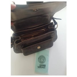 Gianni Versace-Clutch bag-Bronze