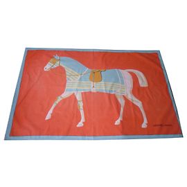 Hermès HERMES Vintage Baumwolle Pareo Mehrfarben